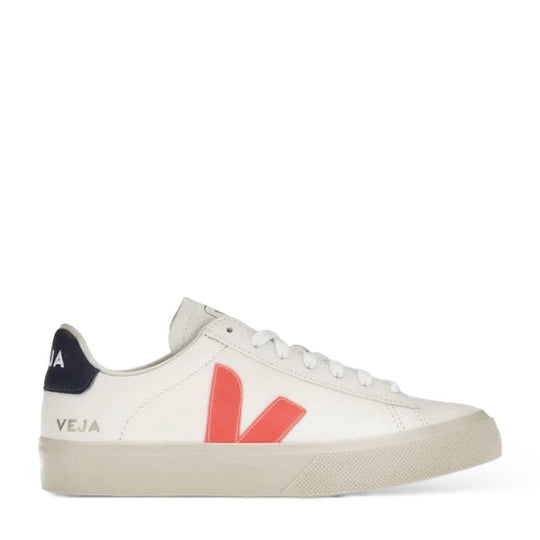 VEJA CAMPO LOW CHROMEFREE 'WHITE ORANGE FLUO'